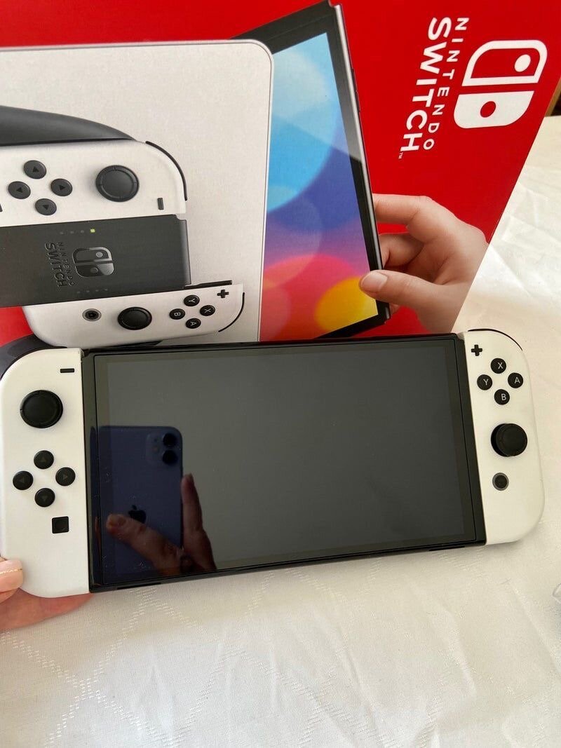 Nintendo Switch OLED blanc