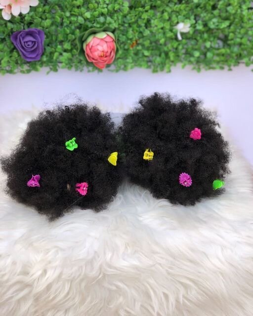 Boules de cheveux afro pour enfants