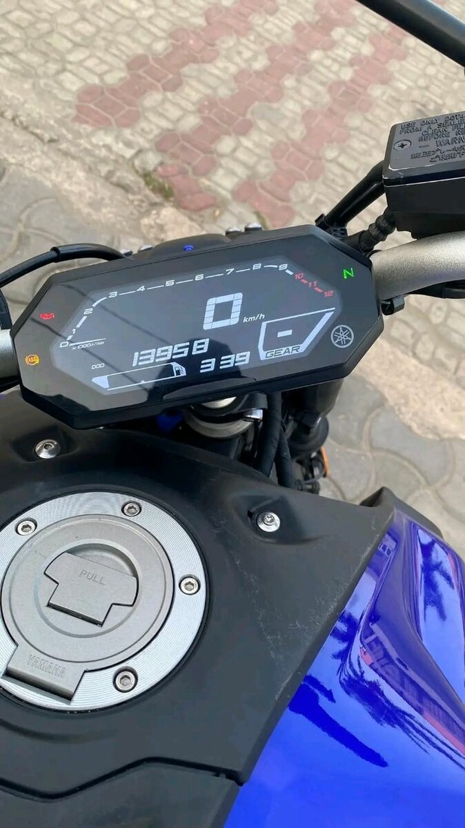 Moto Yamaha MT-07 Bleu