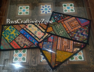 Table Runners Sindhi Art ....Set of 3.