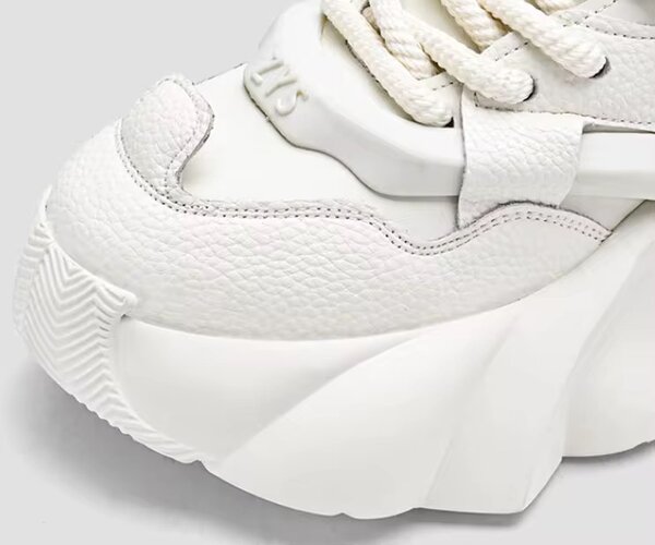 Sneakers blancs chunky mode