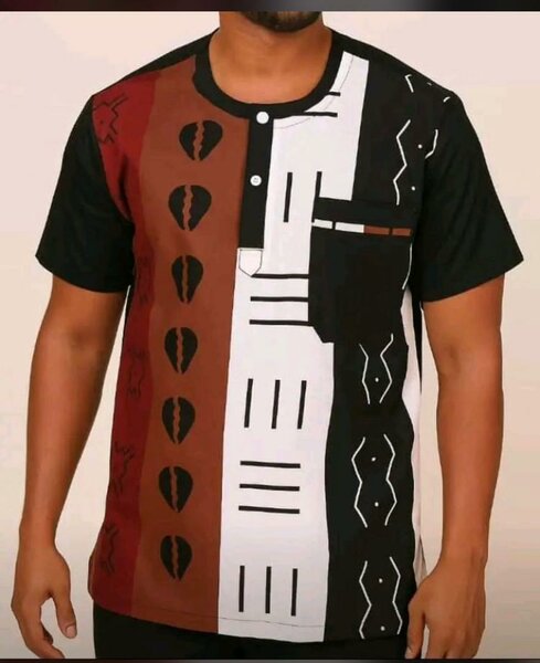 T-shirt ethnique pour hommes