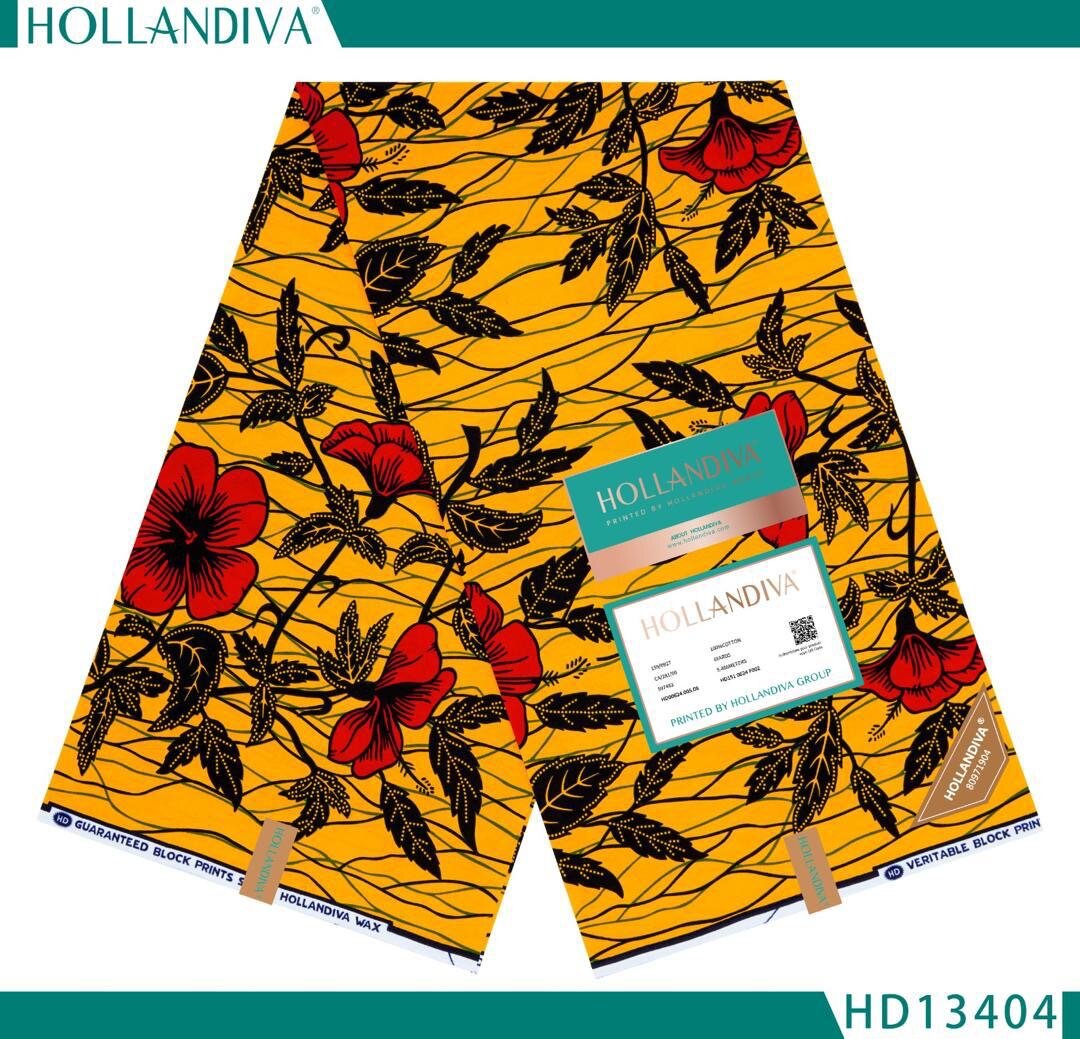 Tissu wax floral Hollandiva