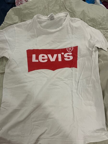 T-shirt Levis blanc XS vintage