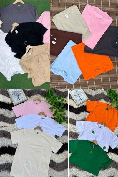 T-shirt en coton coloré