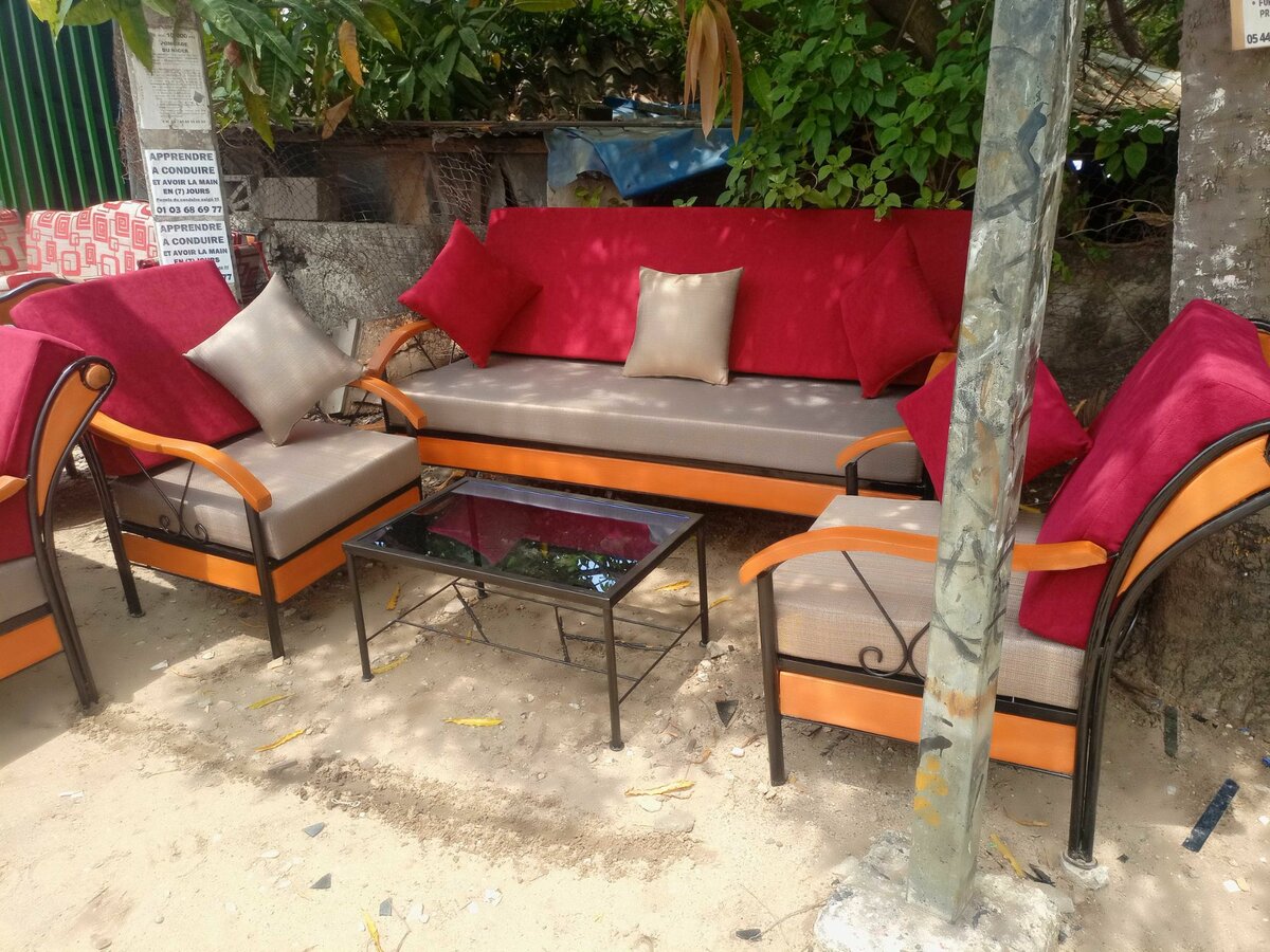 Fauteuil en fer forgé