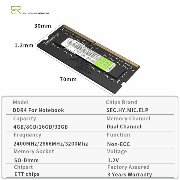 Mémoire RAM DDR4 16GB 2666mhz