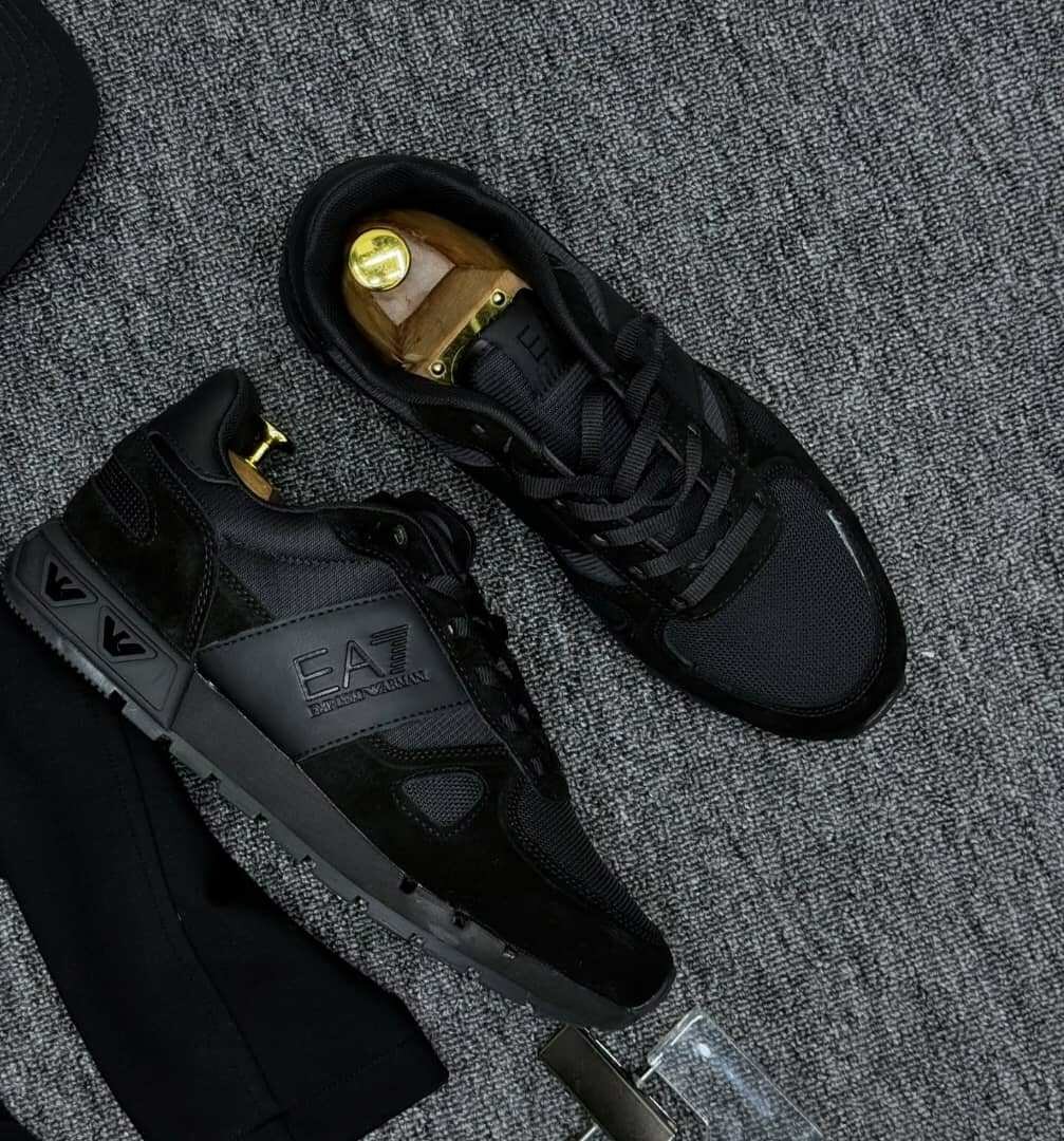 Sneakers noirs homme EA7