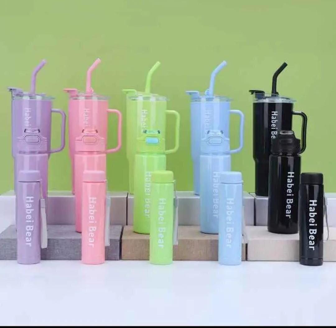 Gourde paille Habei Bear