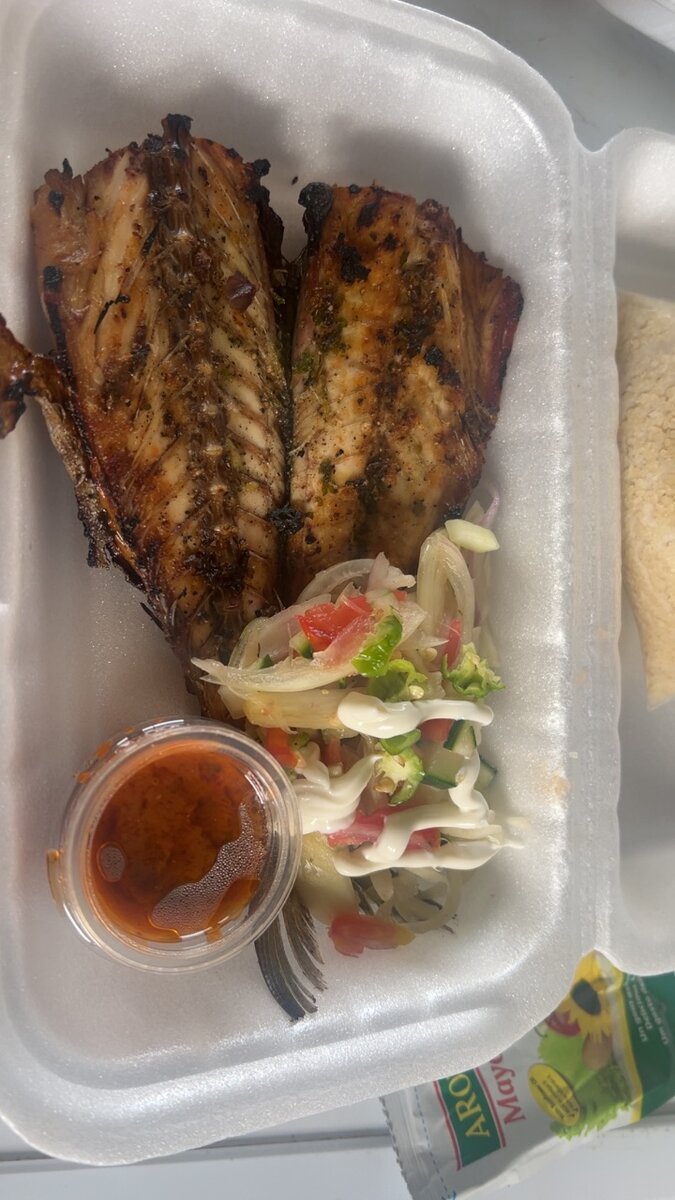 Poisson fumé Attieké