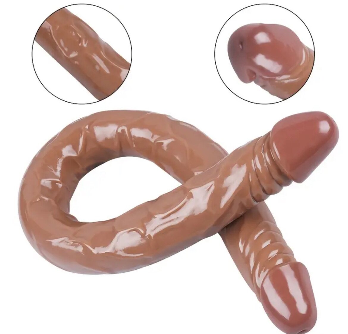 Godemiché double tête réaliste