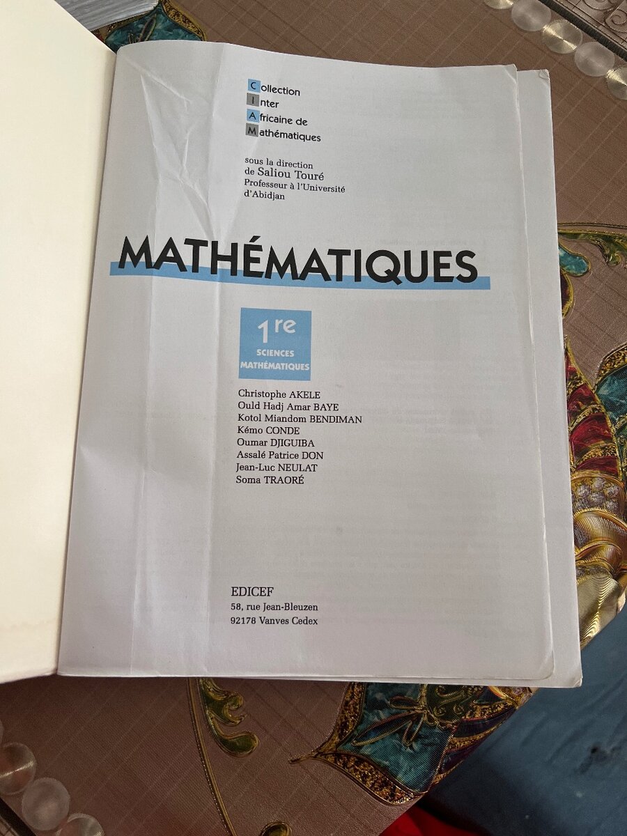 Ciam 1reC  Mathematics