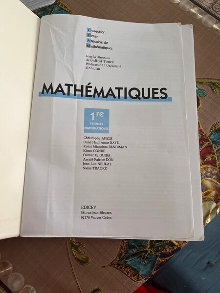 Ciam 1reC  Mathematics