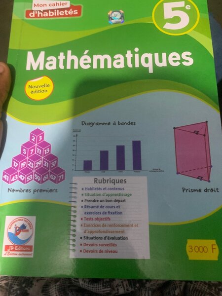 Cahier Mathématiques 5e