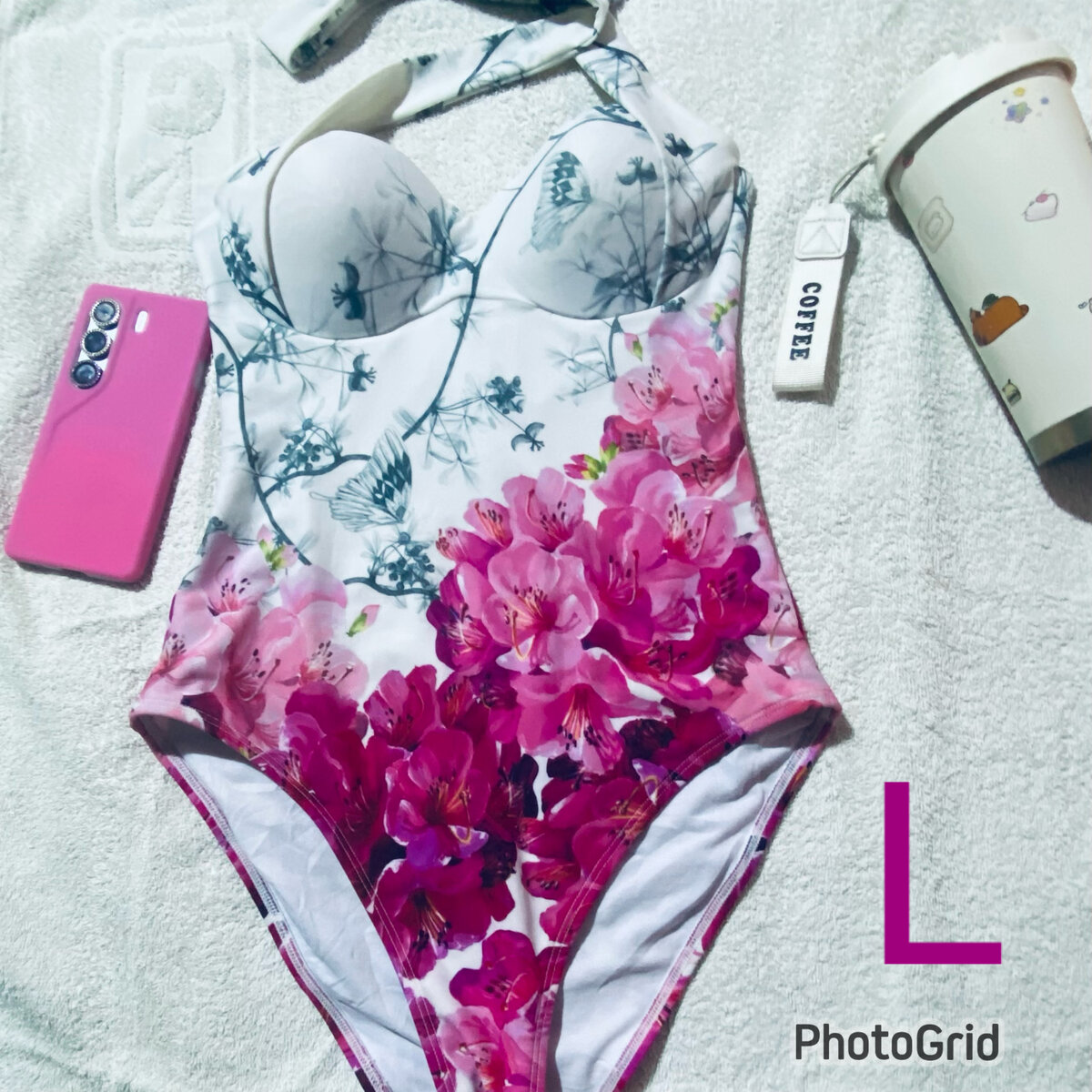 Maillot de bain floral élégant