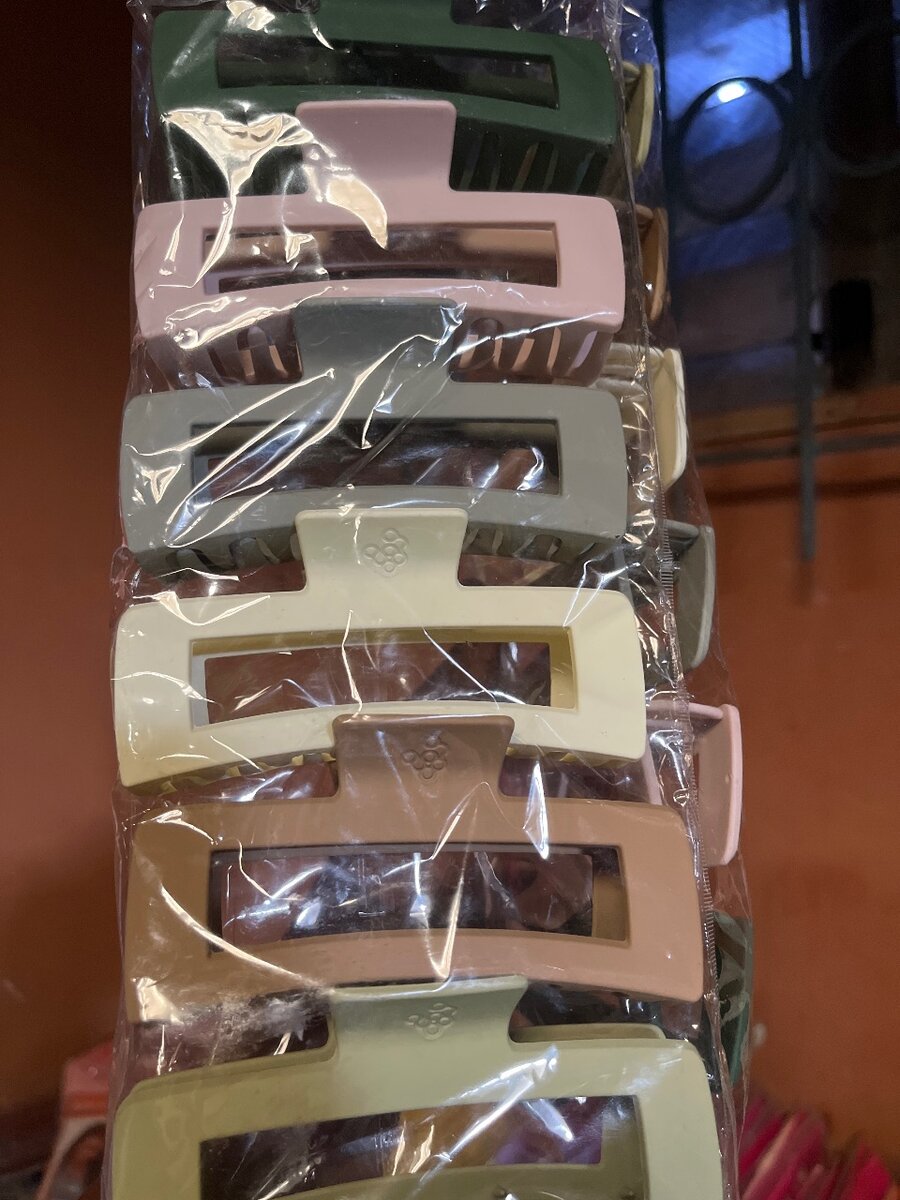 Pinces à cheveux colorées XL