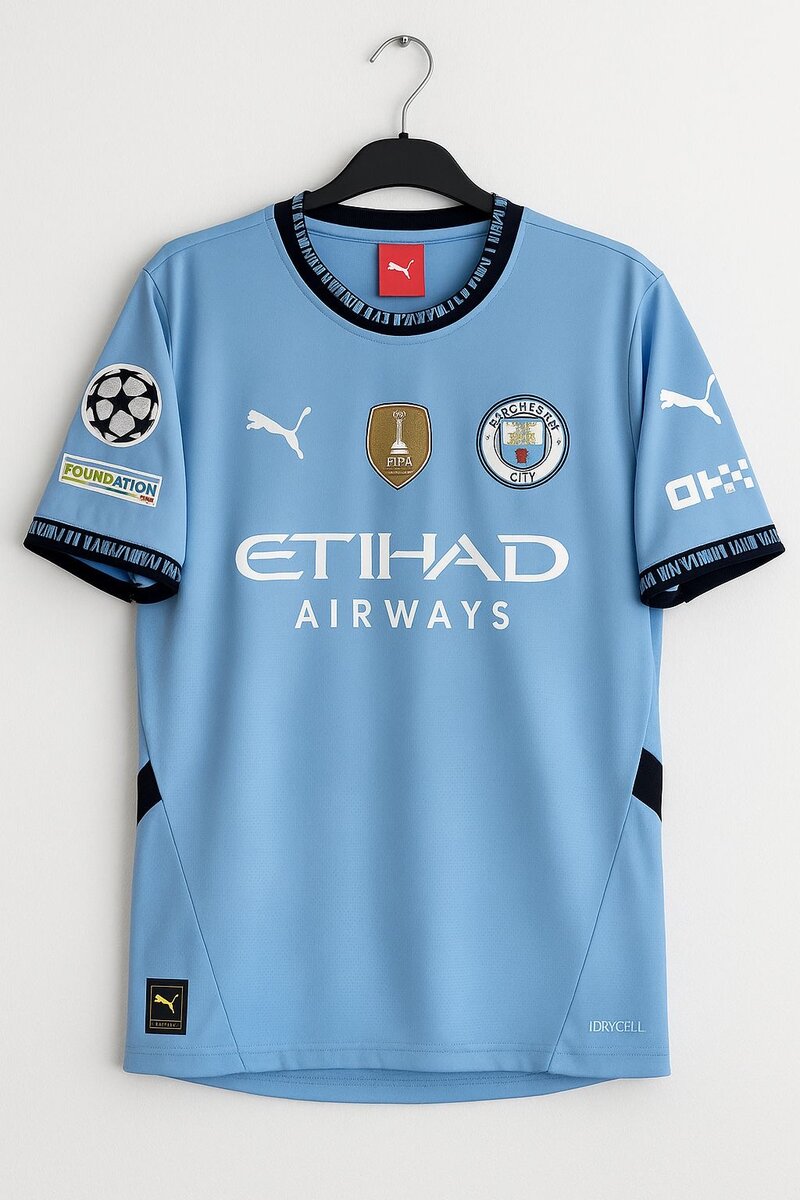 Man City bleu