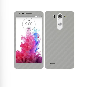 G3 S Silver Carbon Fiber Texture Mobile Skin
