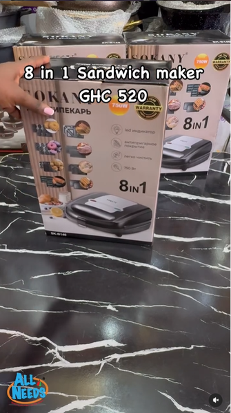 Sokany 8 in 1 sandwich maker