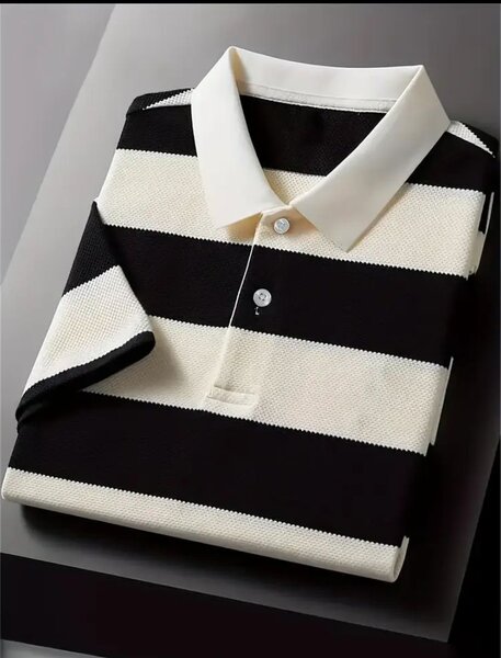 Polo rayé élégant pour hommes