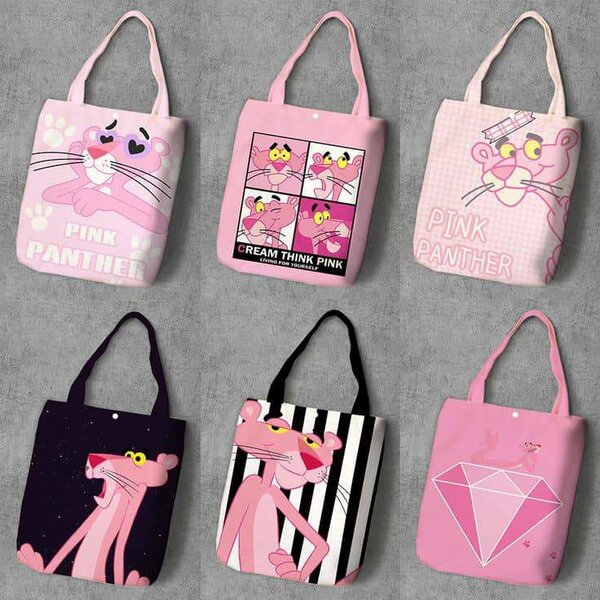 Tote Bags Fantaisie Pink