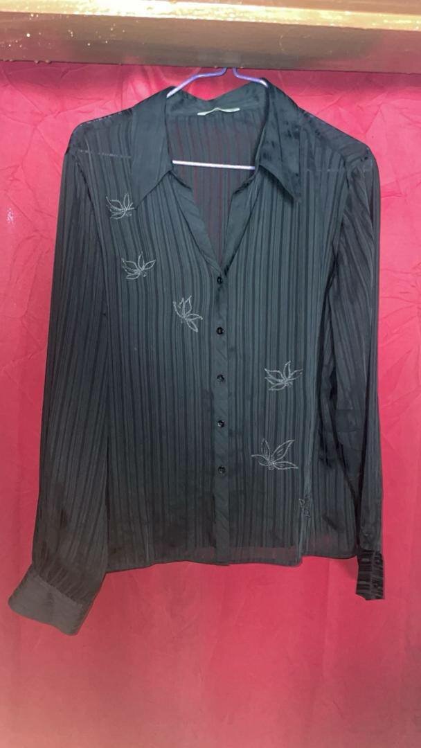 Chemisier noir élégant