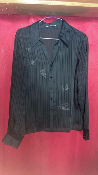 Chemisier noir élégant