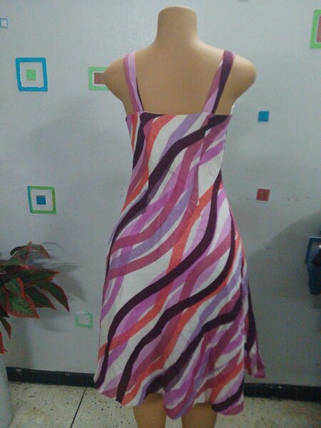 Robe d'été colorée en coton