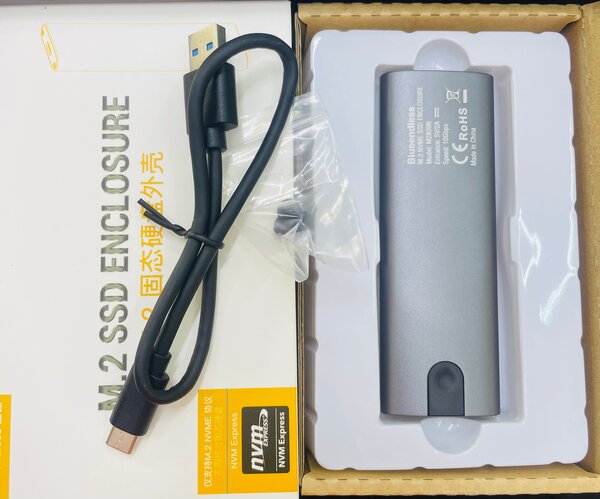 Boîtier SSD M.2 Blubendless