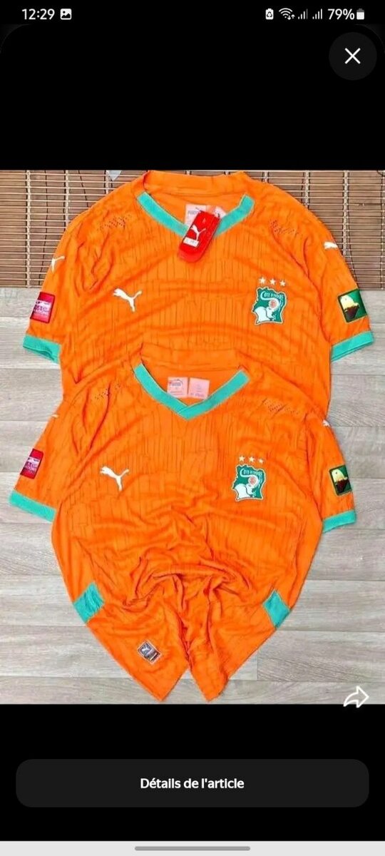 Maillot Côte d'Ivoire
