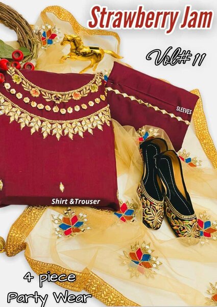 Party wear 4 piece