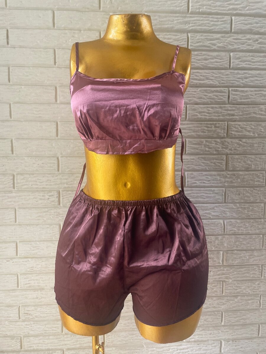 Ensemble Satin Femme