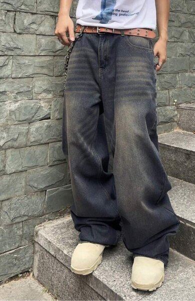 Jean large style urbain