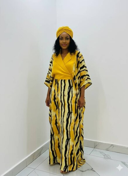 Robe longue imprimée élégante