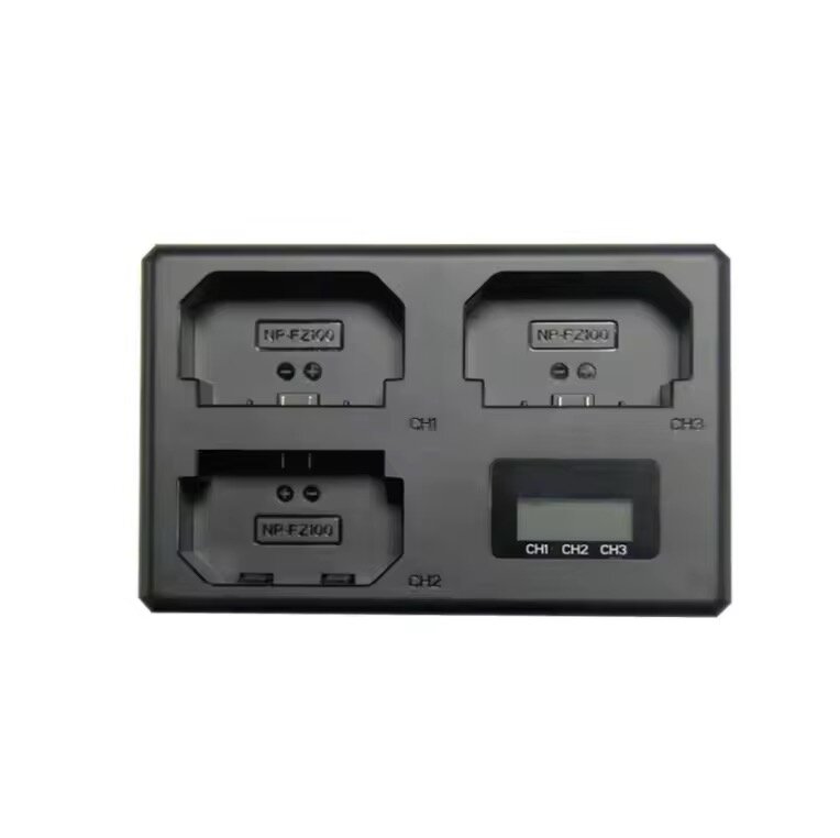 Chargeur triple pour batterie Sony FZ100