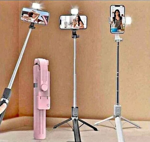 Trépied Selfie avec Lumière LED