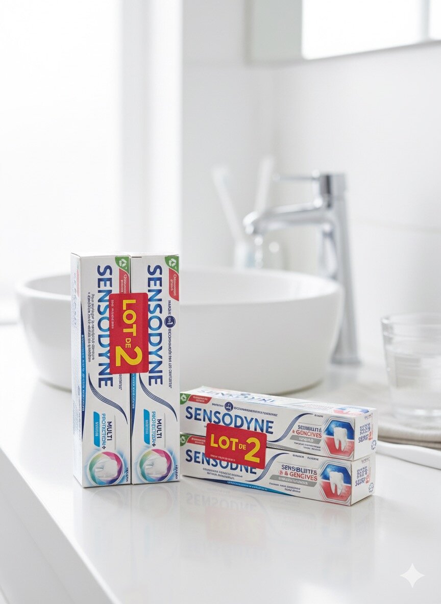 Dentifrice Sensodyne Lot de 2