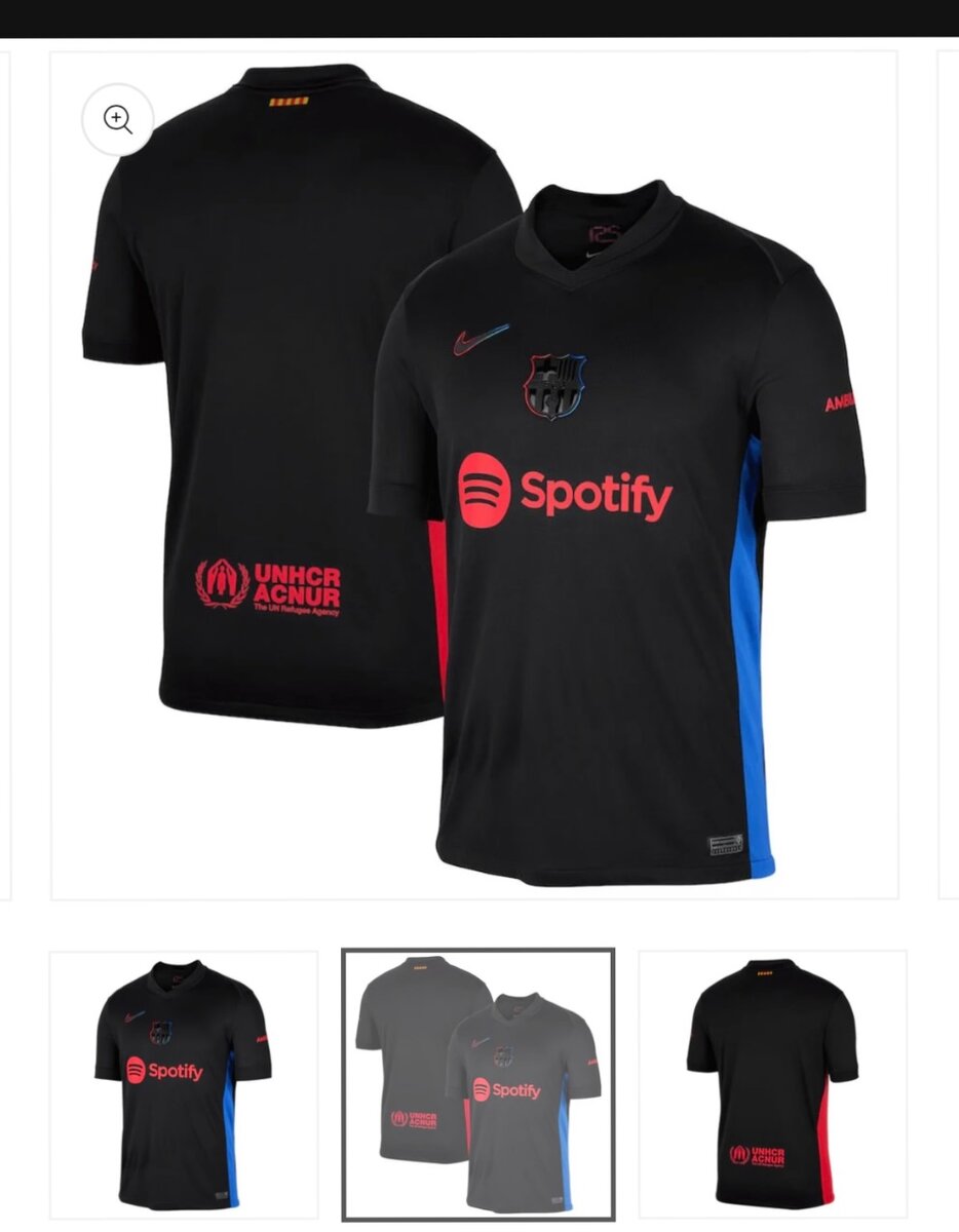 Maillot de Football Noir Homme