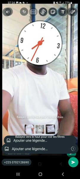 TEE-SHIRT BLANC COTTON