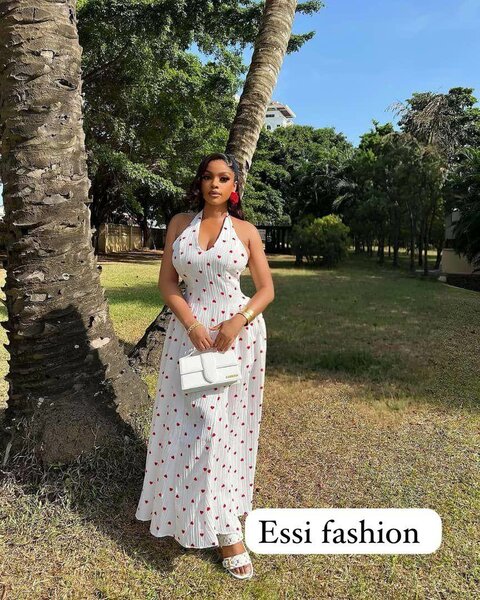 Robe d'été à pois élégante