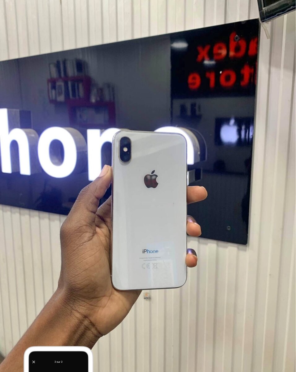 iPhone X 256 Go Argent