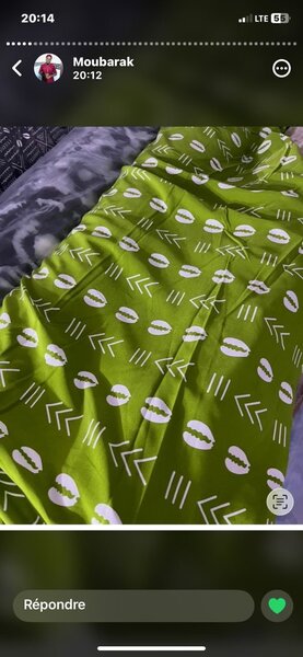 Tissu en Coton Imprimé Africain
