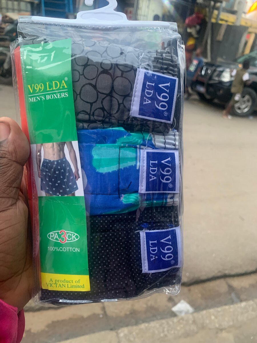 Boxers homme V99 LDA 100% coton