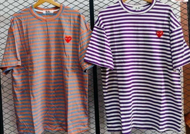 T-shirts Rayés Mode Homme