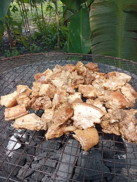 Porc africain braisé