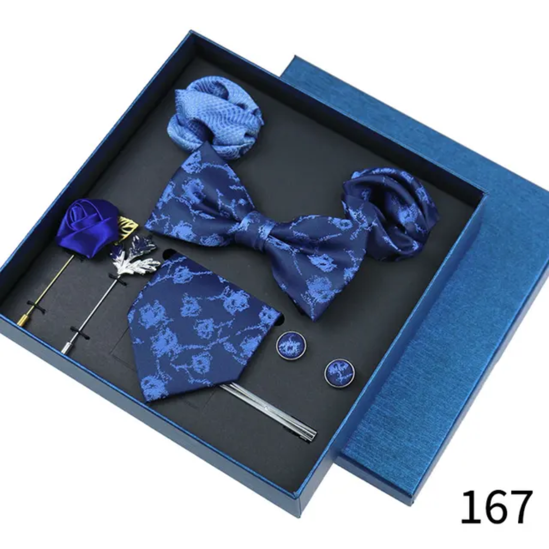 Set Cravate Papillon Élégant