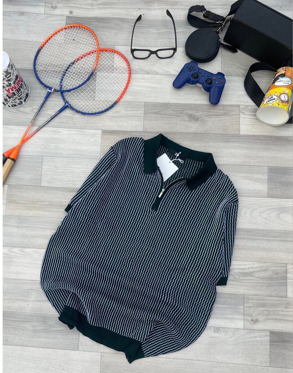 Polo en tricot décontracté hommes