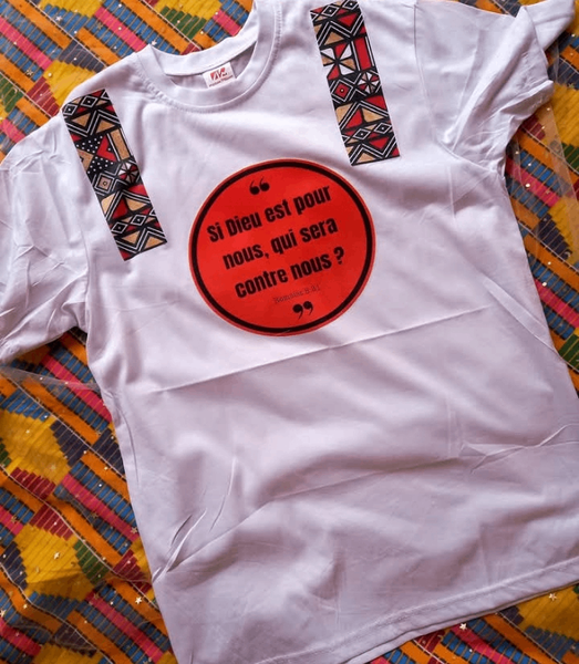 T.SHIRT AVEC VERSET ROMAIN