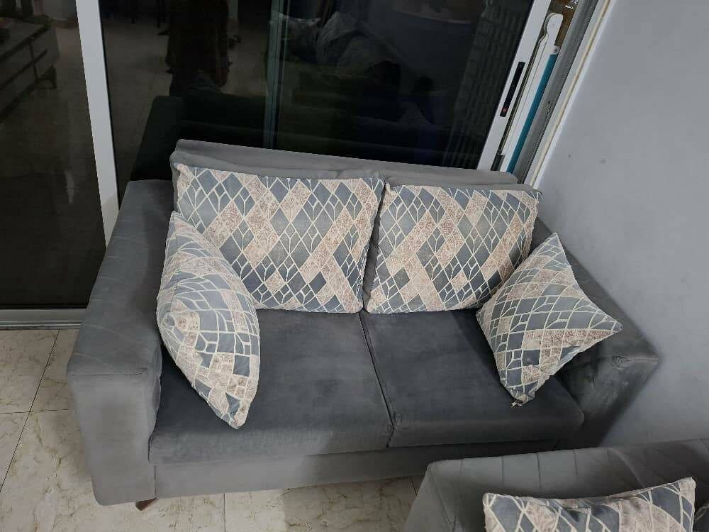 Modern Gray Sofa Set
