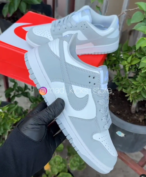 White grey Nike sneakers